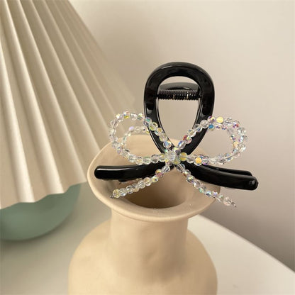 Acrylic Beaded Hair Claw Bow