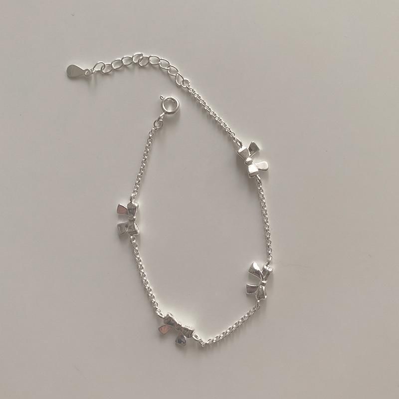 Sterling String 925 Bow Silver / Bracelet