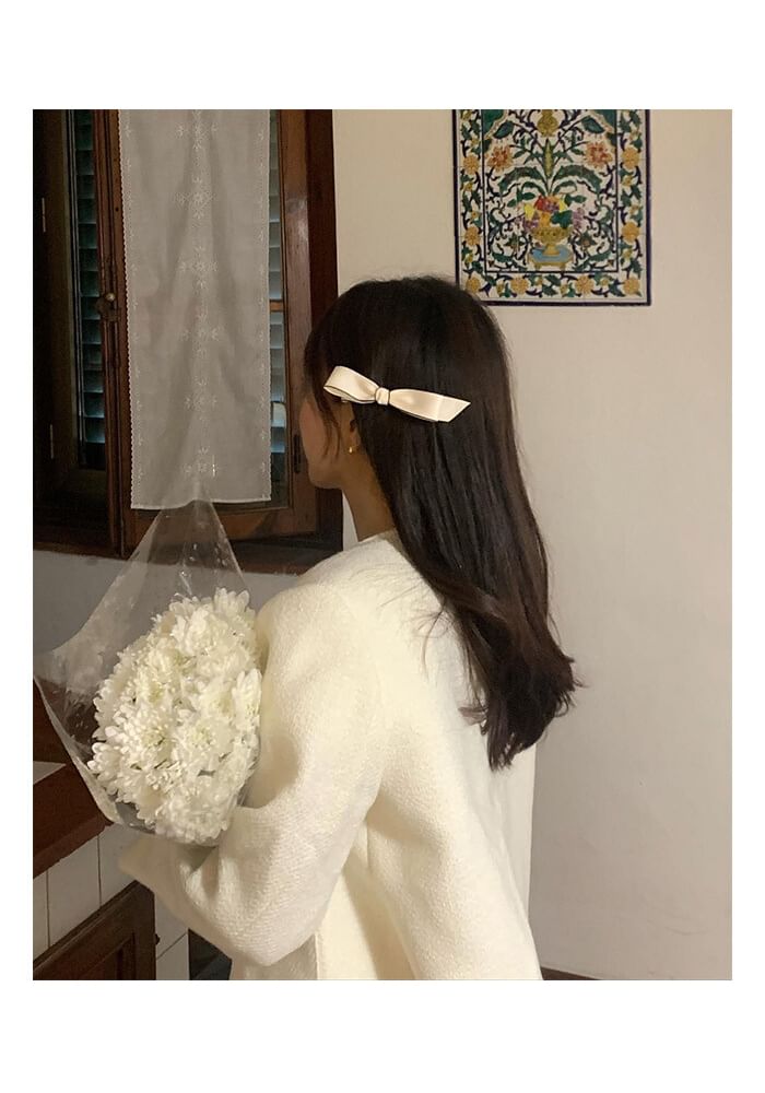 Set Contrast Bow / Hair Clip Trim