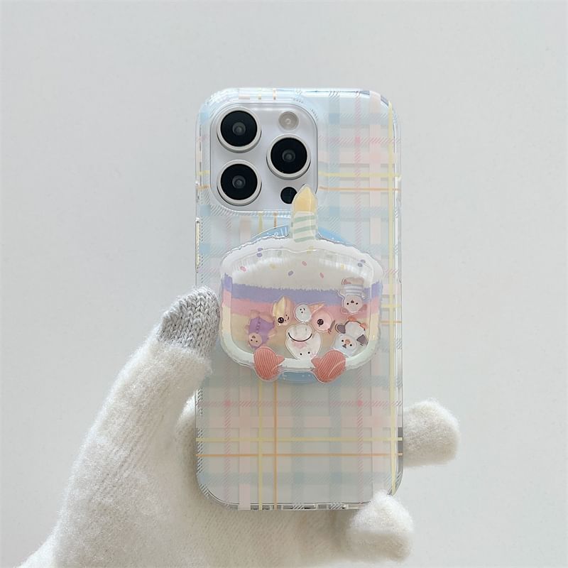 Magnetic Case with MagSafe) Plaid Phone (Compatible