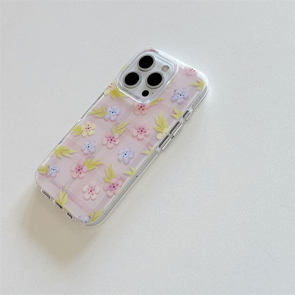 Set / Phone Floral Strap Case