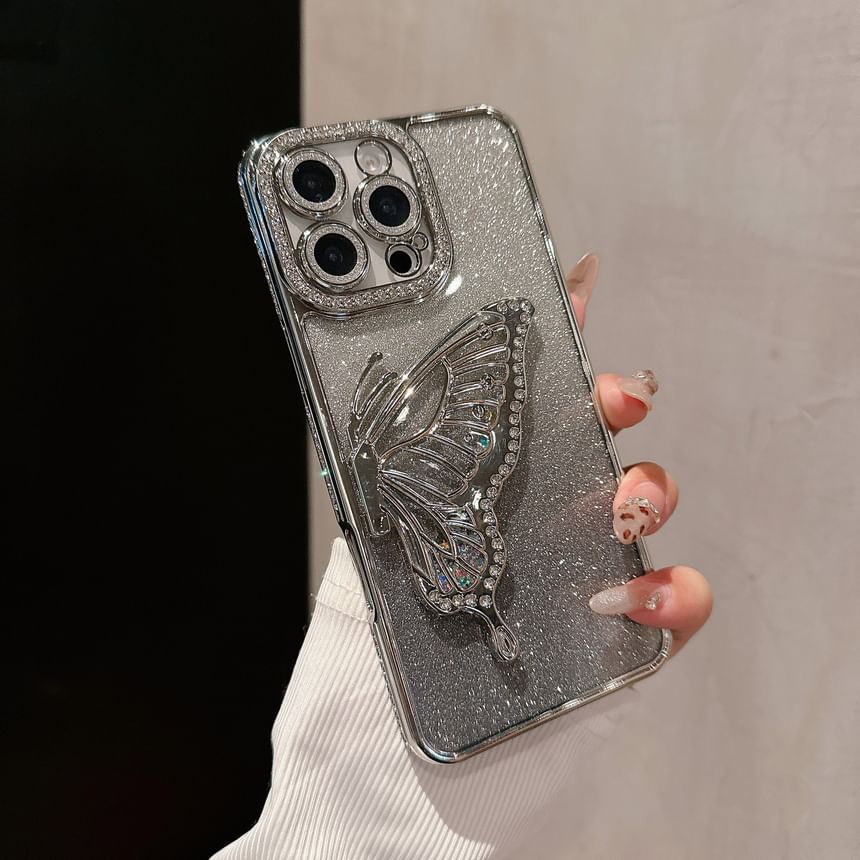 Case Phone Butterfly Stand Embellished