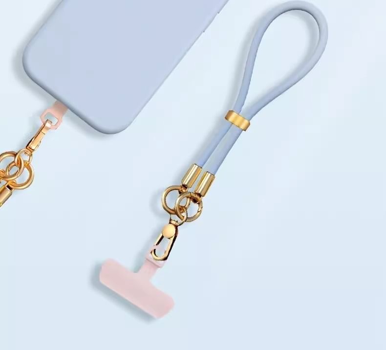 Phone Strap with Pad Silicone Lanyard