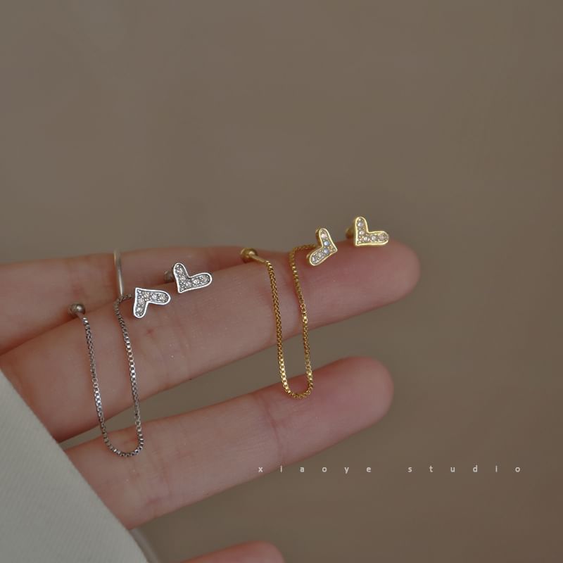 Dangle Heart Earring Alloy