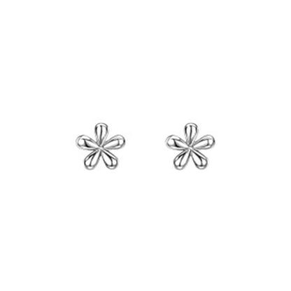 Earring Floral Stud Alloy