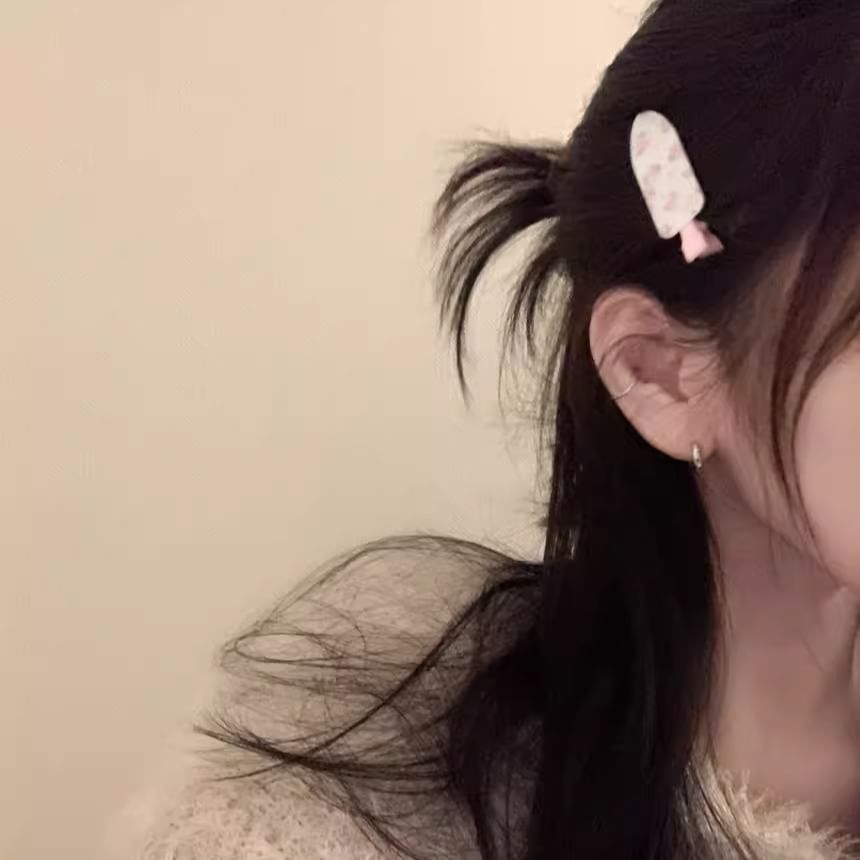 Acrylic Clip Hair Patterned of Set 2: