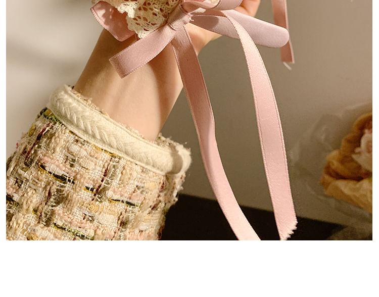 Headband Ruffle Bow