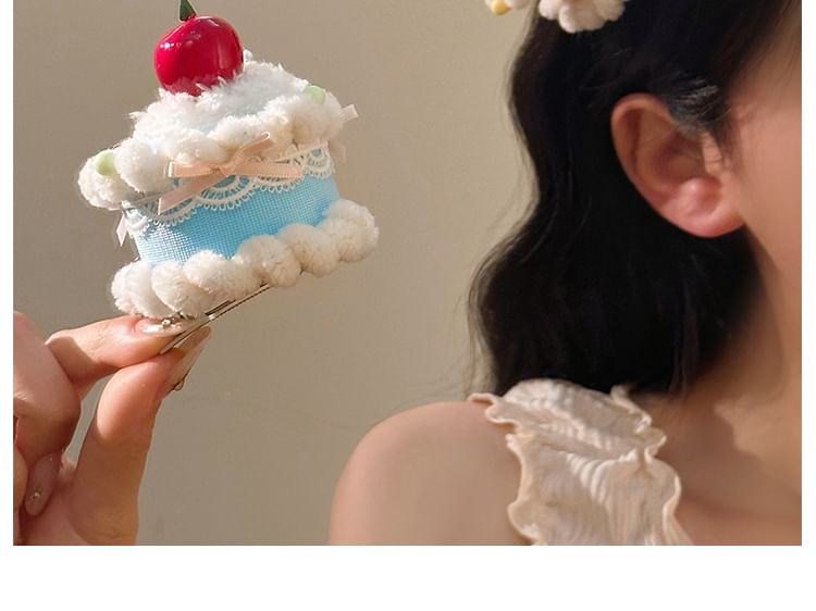 Hair Cake Clip Cherry