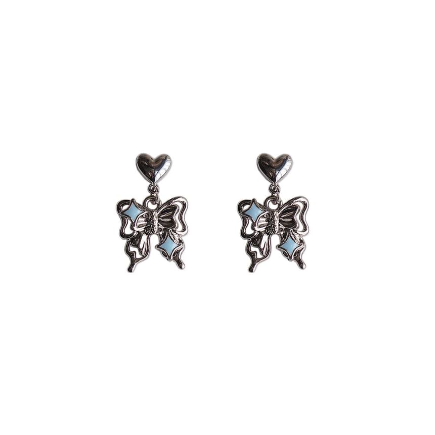 Earring Clip-On / Drop Butterfly