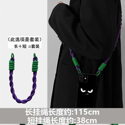 Eye Strap Set Cartoon / Phone Case Lanyard