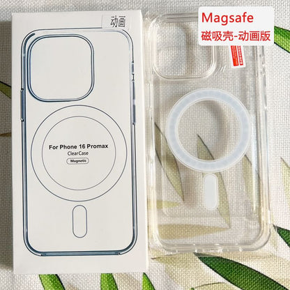 Case with Transparent (Compatible MagSafe) Magnetic Phone