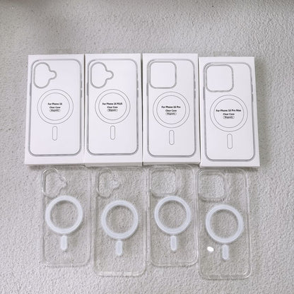 Case with Transparent (Compatible MagSafe) Magnetic Phone