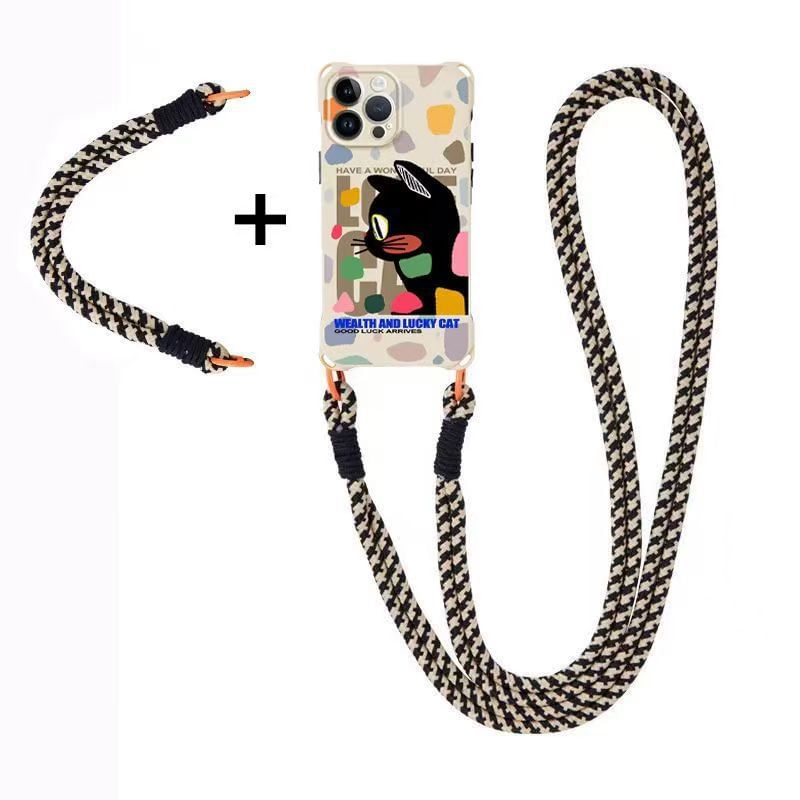 Lanyard Set Strap Case Phone / Cat