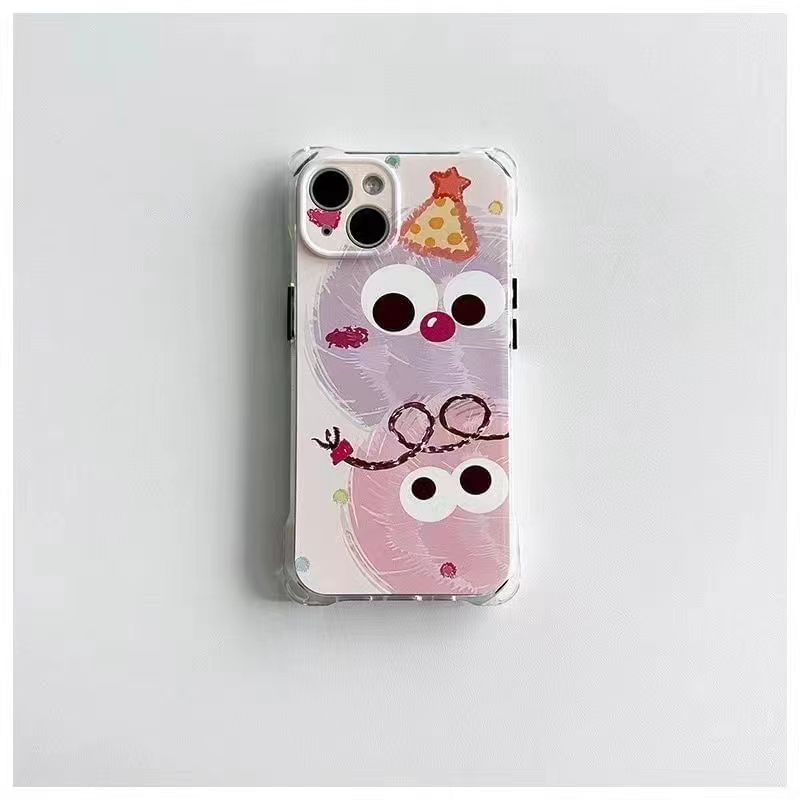 Cartoon Case Phone Set Lanyard /