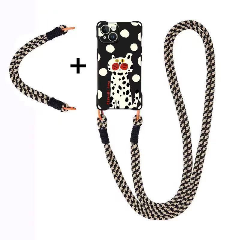 Phone Lanyard Cat / Case Strap Set