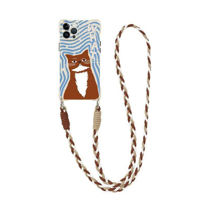 Case Lanyard Set Cat Phone /