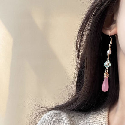 Earring Dangle Pearl Faux