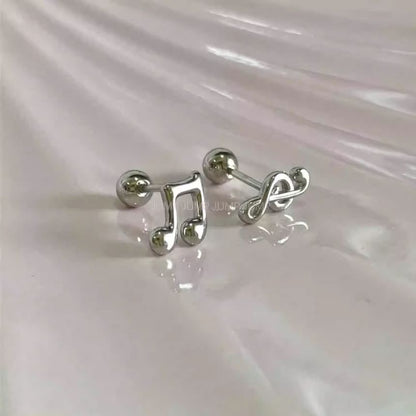 Note Earring Stud Music