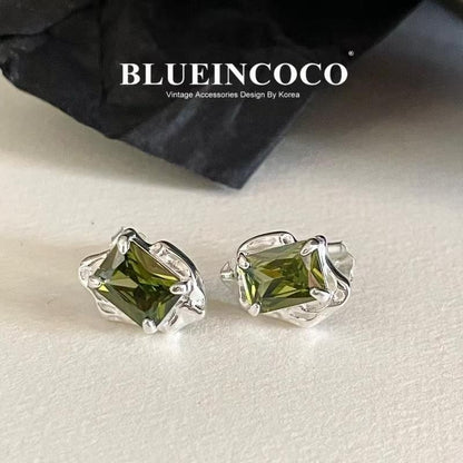 Earring Stud Gemstone