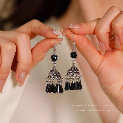 Earring Beaded Dangle Gemstone