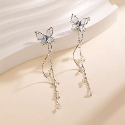 Dangle Earring Alloy Butterfly