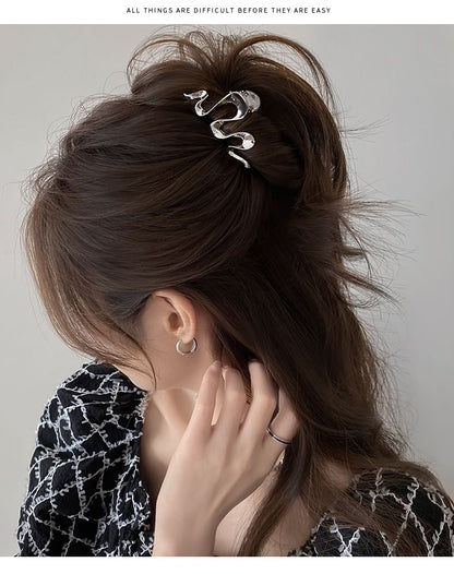 Hair Wavy Claw Alloy
