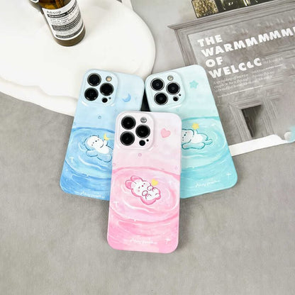 Phone Rabbit Case Crying