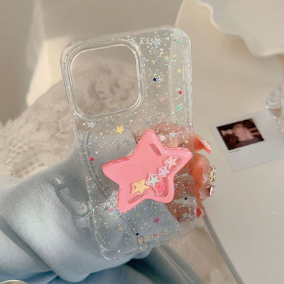 Case Glitter Star Phone