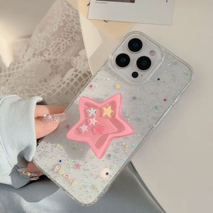 Case Glitter Star Phone