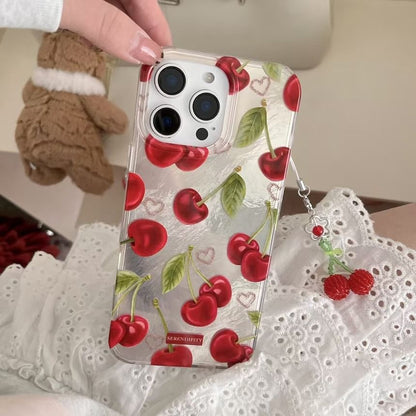 Set Charm Case Phone Cherry /