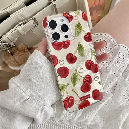 Set Charm Case Phone Cherry /