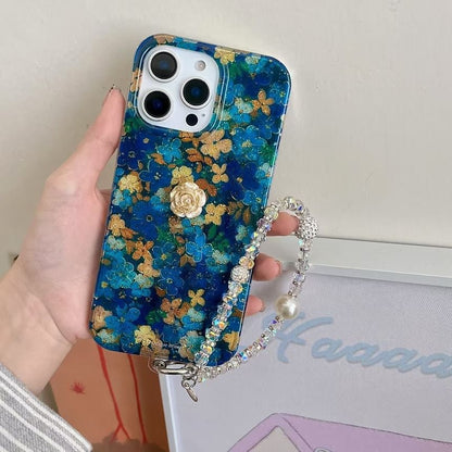 / Phone Strap Floral Case Set