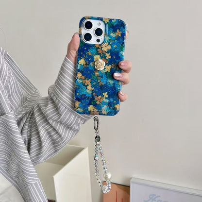 / Phone Strap Floral Case Set