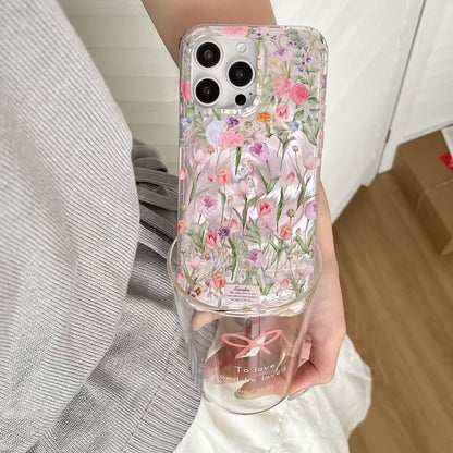 Floral Set Strap / Case Phone