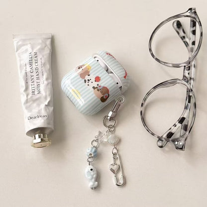Apple / Case Earphone Pro Dog Skin AirPods Plaid
