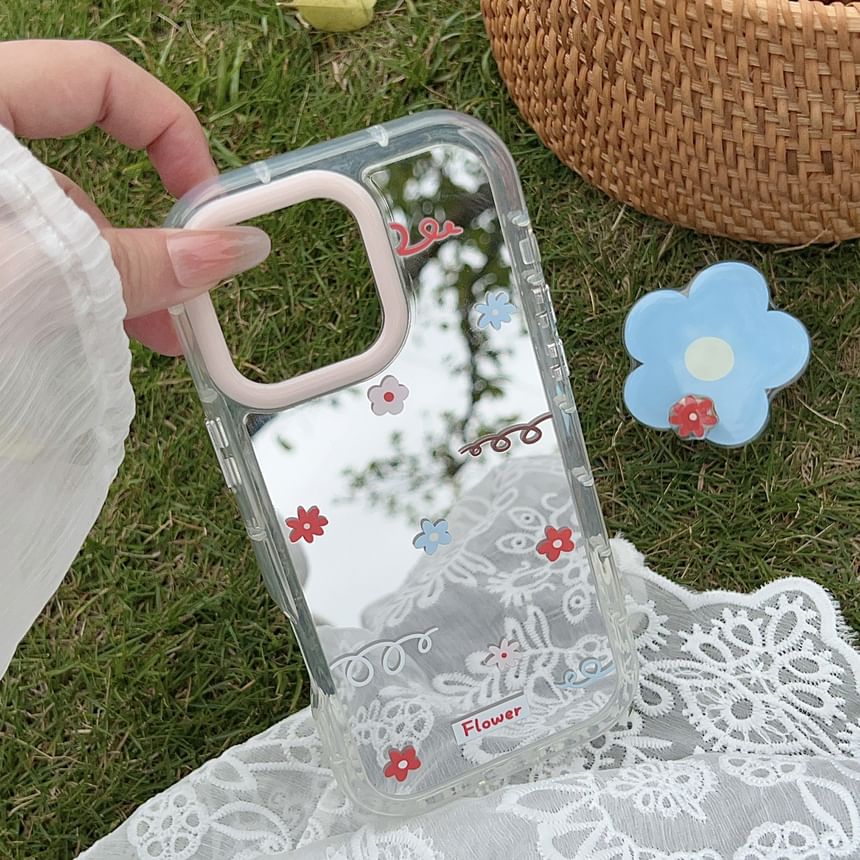Mirrored Floral Phone Case