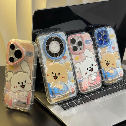 Dog Stand Case Phone with