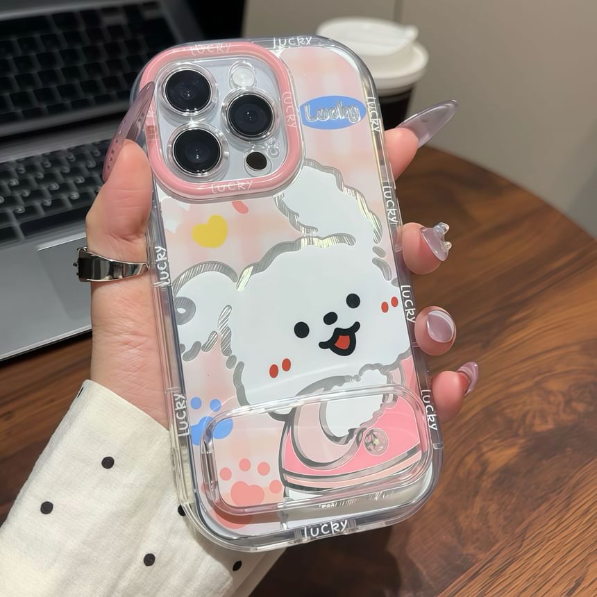 Dog Stand Case Phone with
