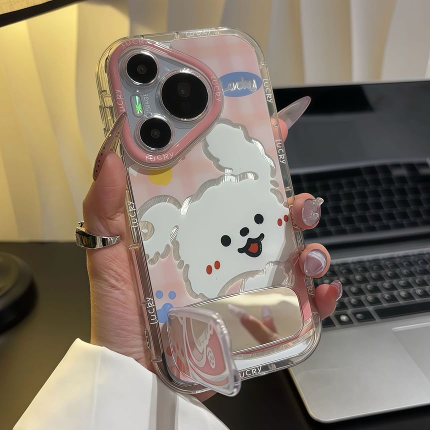 Dog Stand Case Phone with