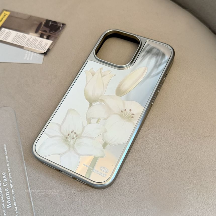 / Floral Phone Strap Case Print Set