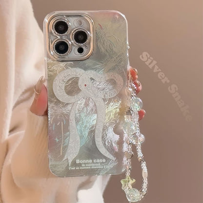 Phone Case Set Bead Snake Strap / Print