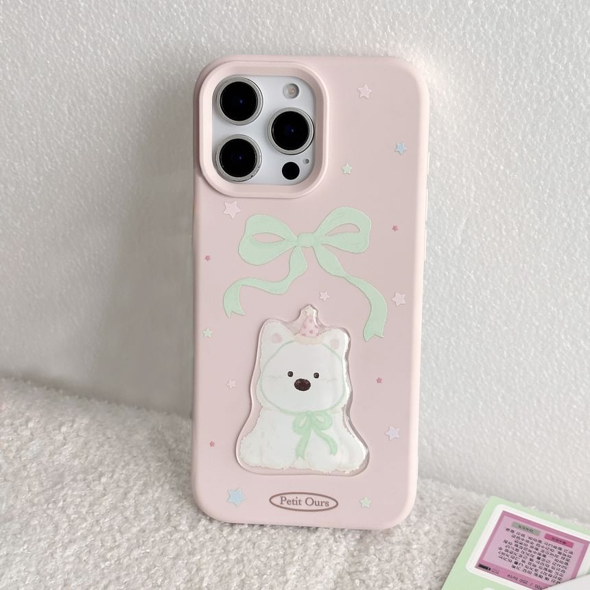 Set Dog Case Strap Phone Bead / Print