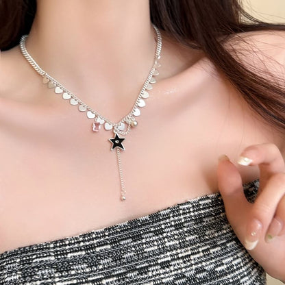 Lariat Star Necklace Pendant