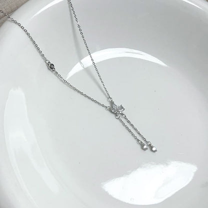 Necklace Lariat Butterfly