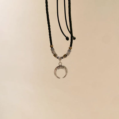 Necklace Crescent Pendant Moon
