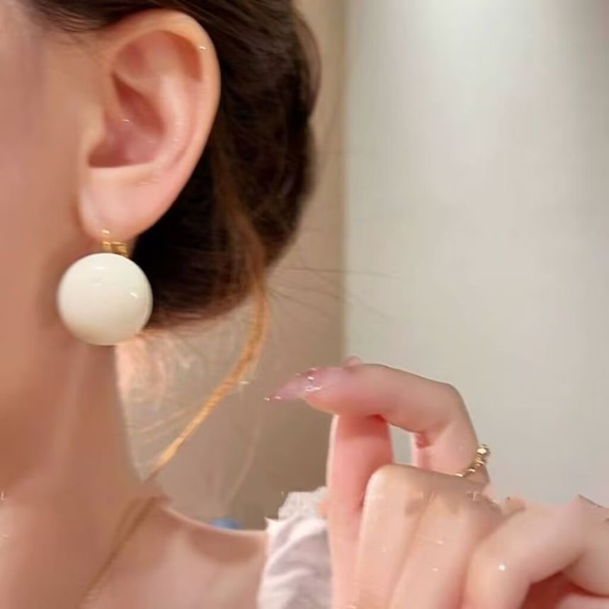 Bead Earring Drop Alloy
