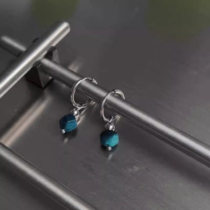 Drop Alloy Faux Earring Gemstone