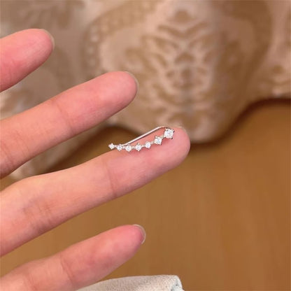 Rhinestone Climber Earring