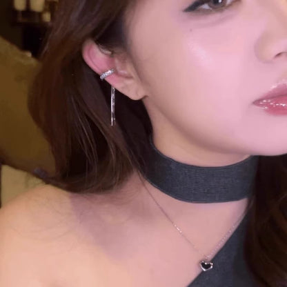 Cuff Ear Stud Rhinestone