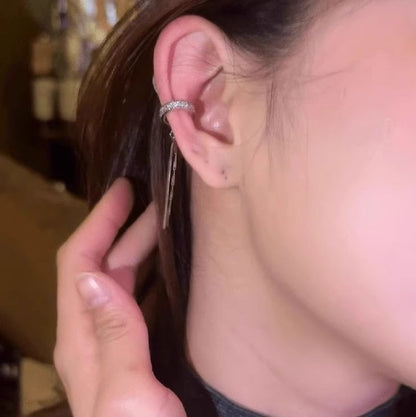 Cuff Ear Stud Rhinestone